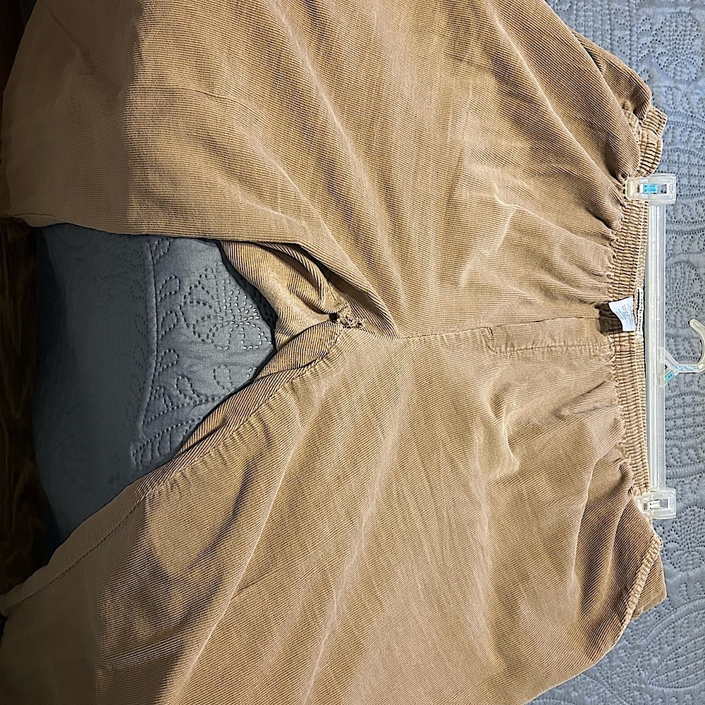 22W khaki corduroy slacks